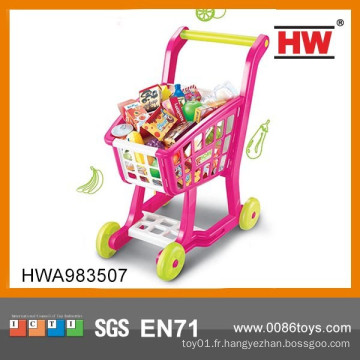 Interessant Shopping Play Set Kids Shopping Trolley